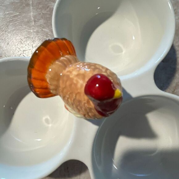 Faux NORA FLEMING Turkey Plate Decoration - Picture 4 of 5